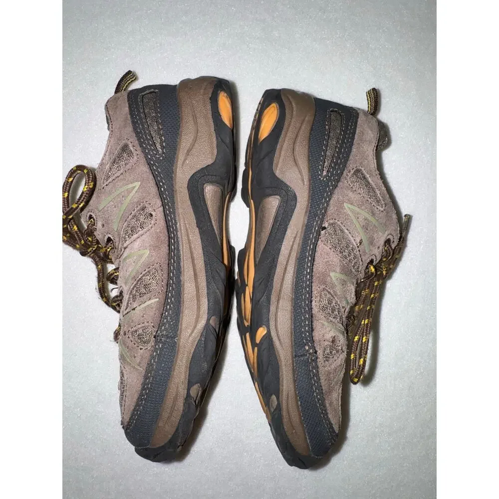 Northside Kids Cheyenne Jr. Low Hiking Shoe Taupe Brown Mango Green Size 2